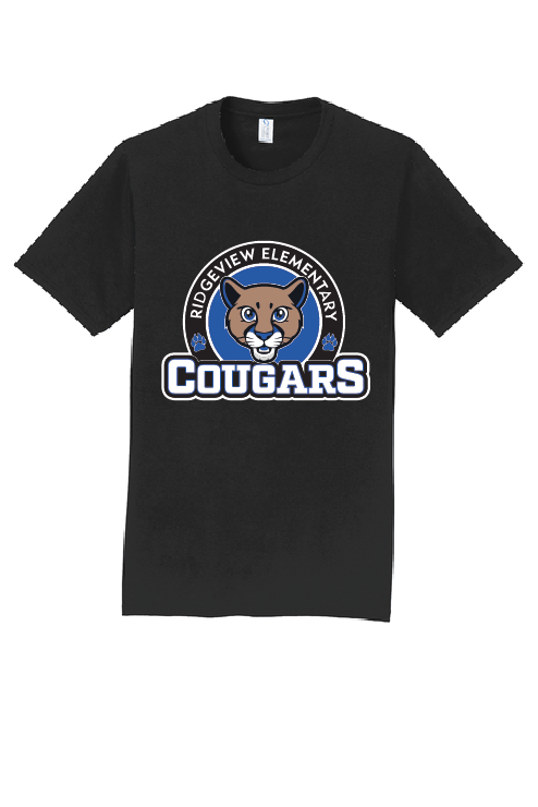 Ridgeview Elementary Cougars Tee (Adult)