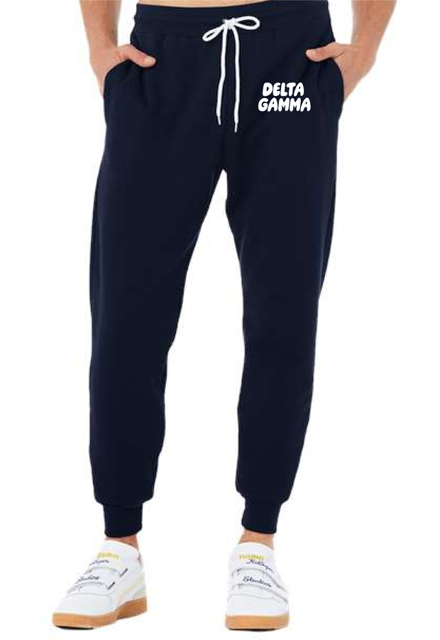 Delta Gamma Puff Print Sweat Pants